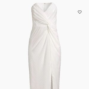 Katie May Twisted Strapless Midi Dress NWT